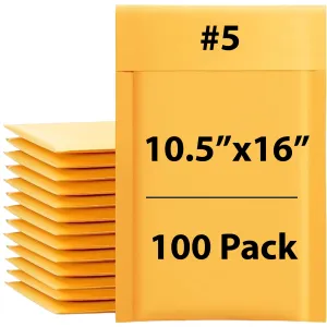 10.5X16 inches Kraft Bubble Mailer #5 Shipping Envelopes