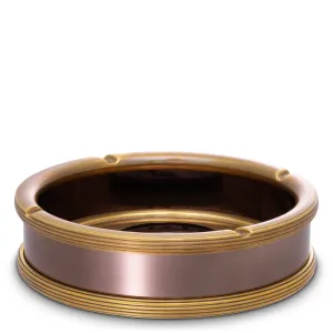 115611 - Ashtray Ella vintage brass finish