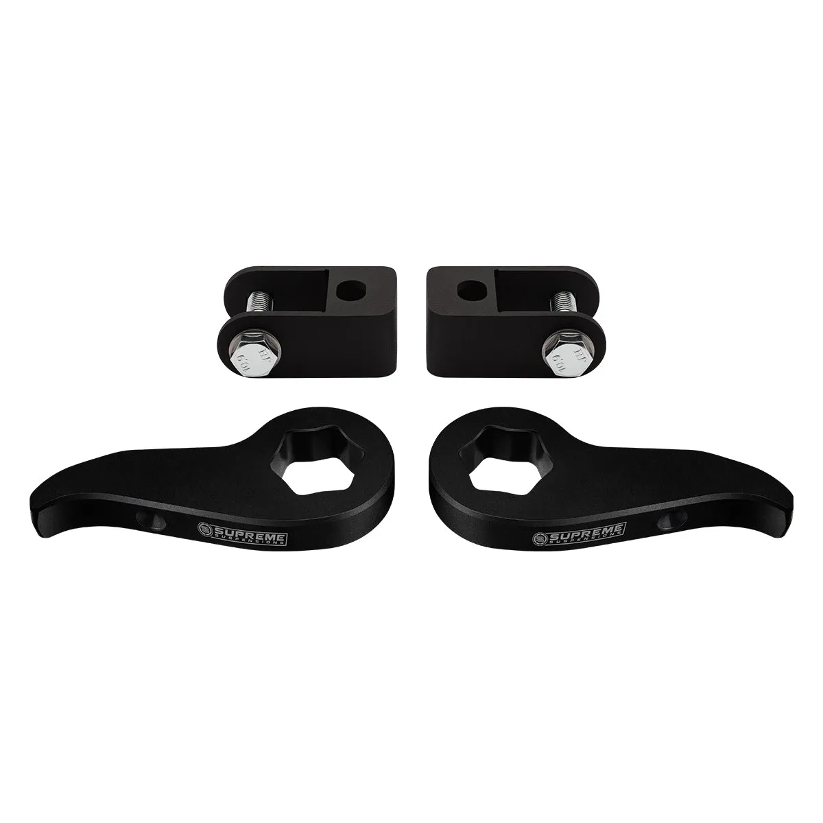 2011-2019 Chevy Silverado 2500HD Front Suspension Lift Kit & Install Tool & Shock Extenders 4WD 4x4