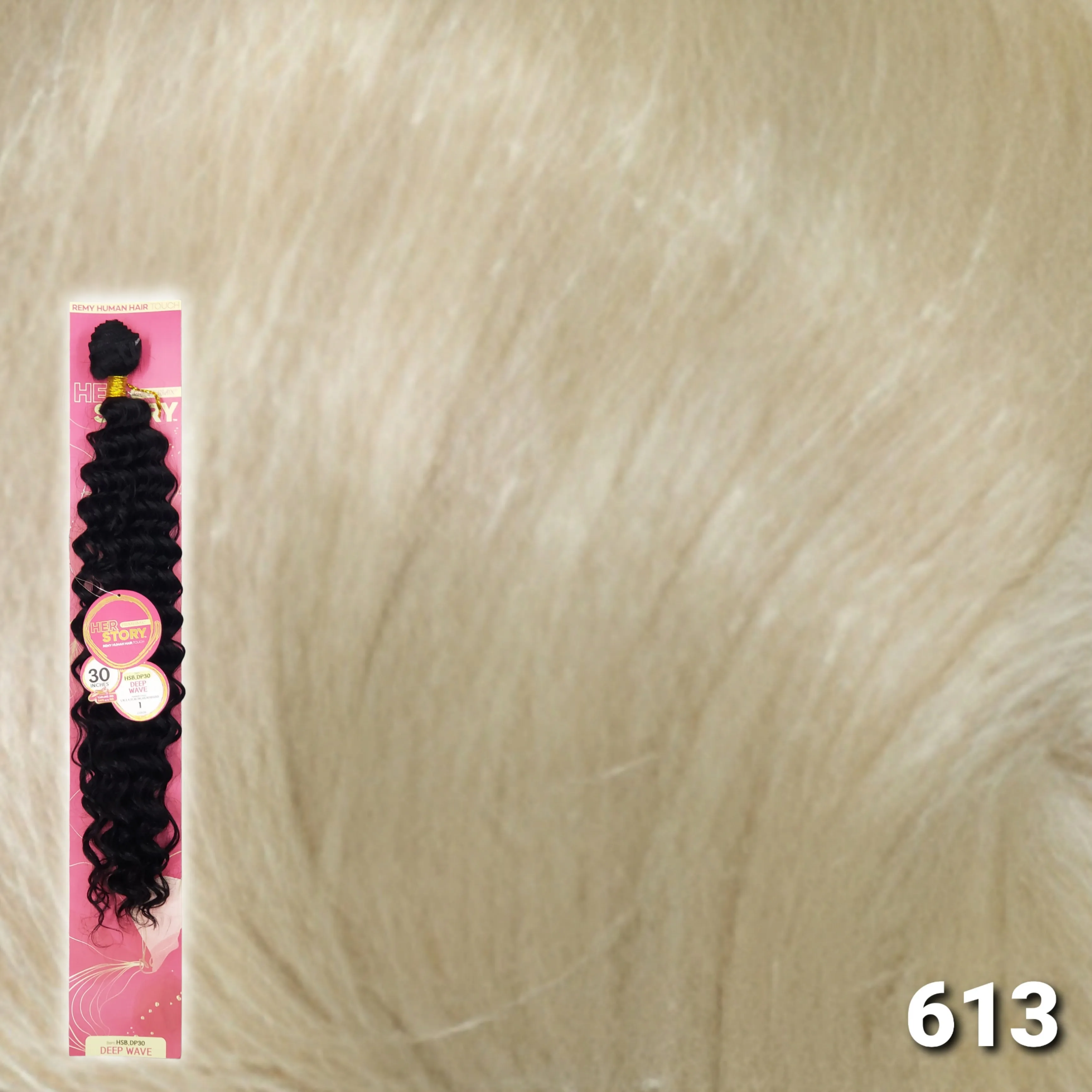 (30") Beshe HER STORY PremierMix Remy Touch Deep Wave Weaving (HSB.DP30)
