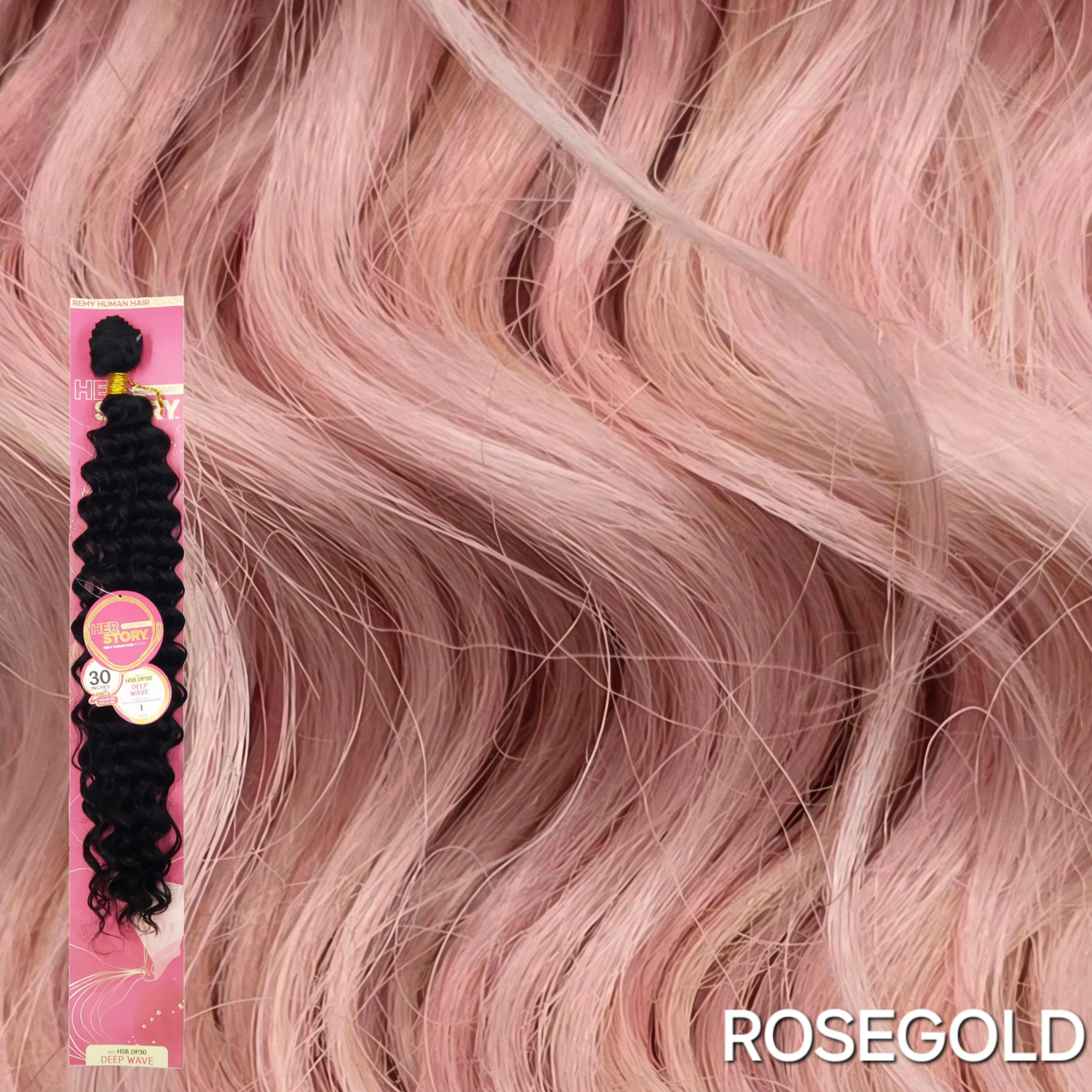 (30") Beshe HER STORY PremierMix Remy Touch Deep Wave Weaving (HSB.DP30)