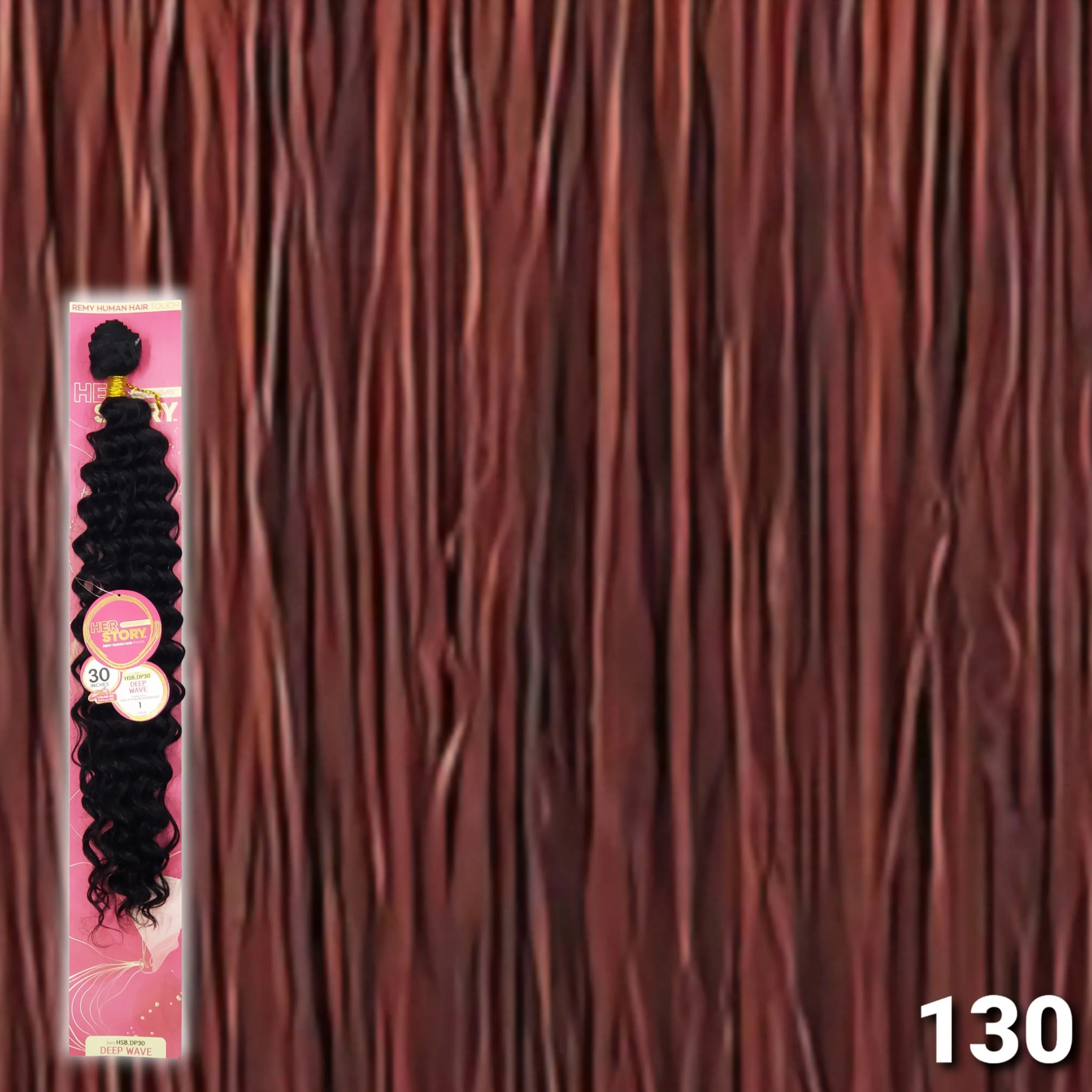 (30") Beshe HER STORY PremierMix Remy Touch Deep Wave Weaving (HSB.DP30)