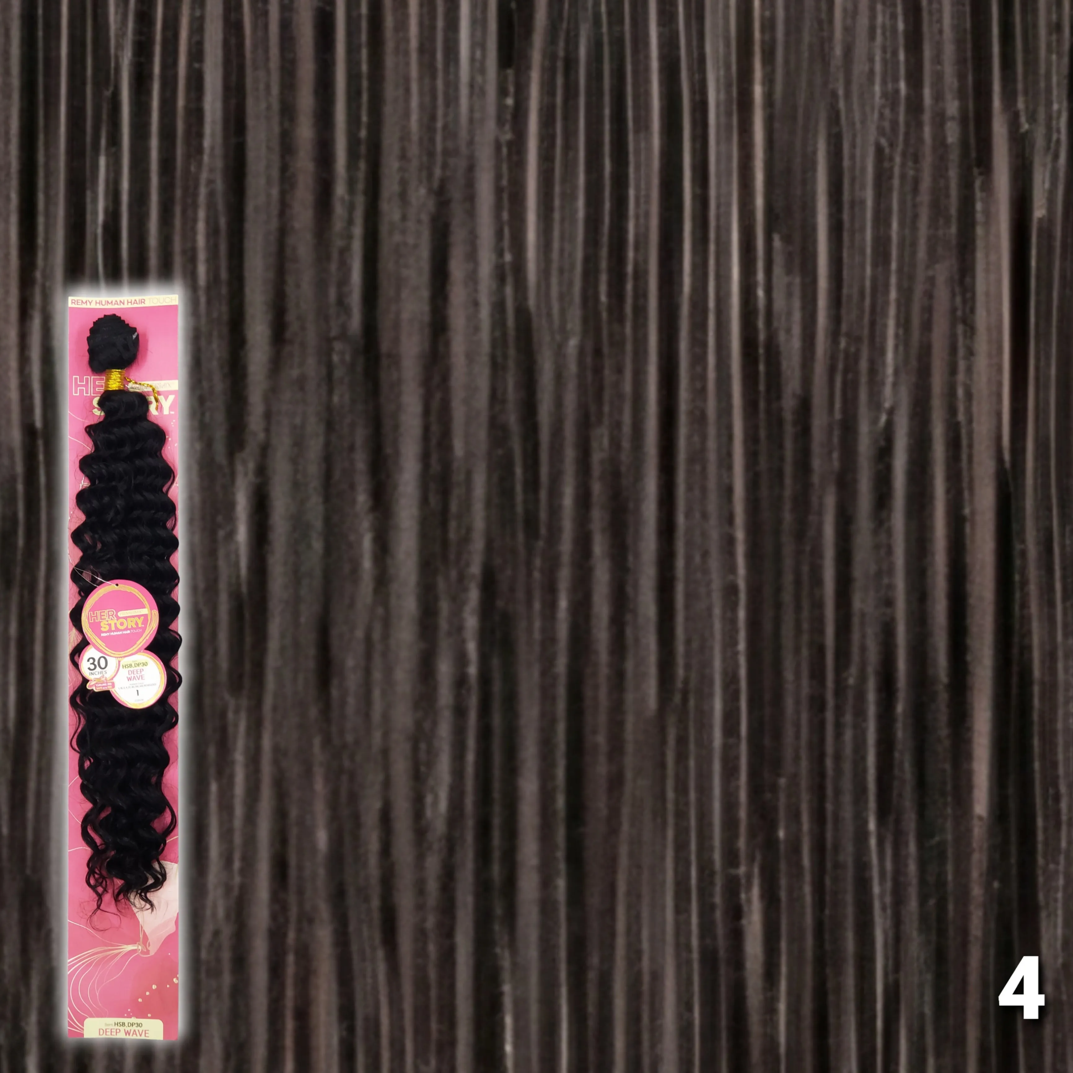 (30") Beshe HER STORY PremierMix Remy Touch Deep Wave Weaving (HSB.DP30)