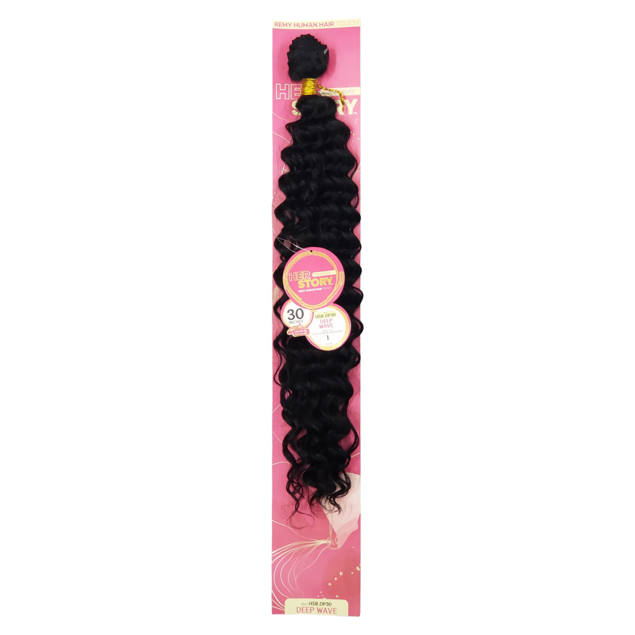 (30") Beshe HER STORY PremierMix Remy Touch Deep Wave Weaving (HSB.DP30)