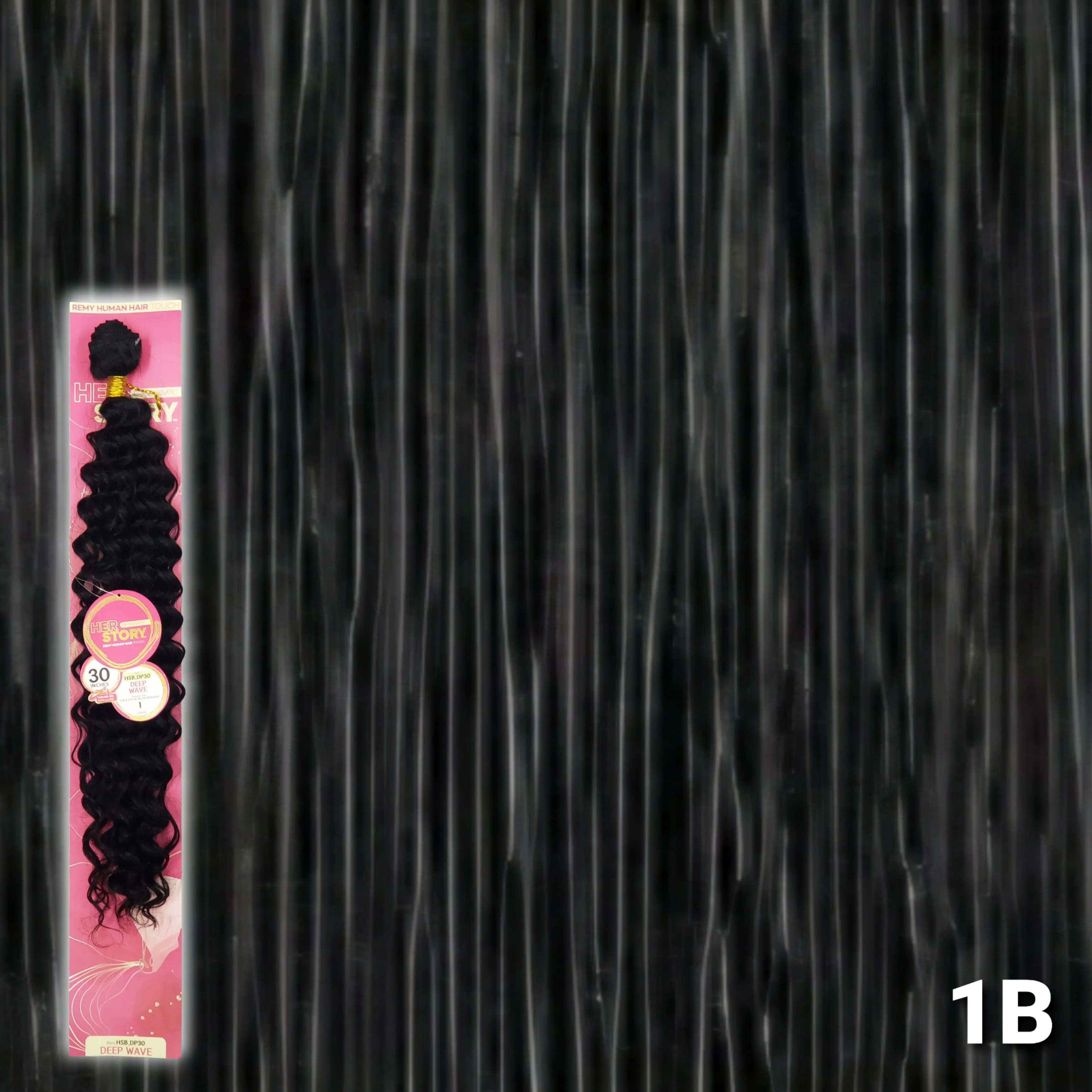 (30") Beshe HER STORY PremierMix Remy Touch Deep Wave Weaving (HSB.DP30)