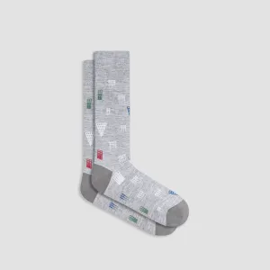 Abstract Mid-Calf Socks