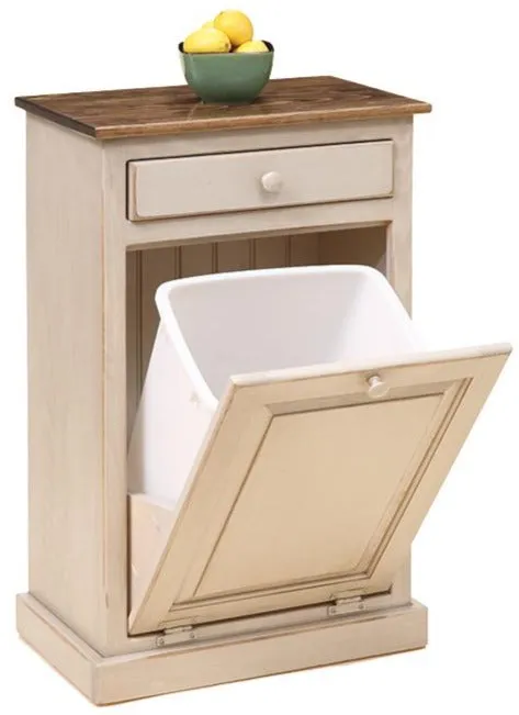 Amish Tilt Out Trash Bin Cabinet / QUICK-SHIP (SHIPS IN 2-4 WEEKS)