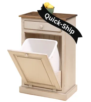 Amish Tilt Out Trash Bin Cabinet / QUICK-SHIP (SHIPS IN 2-4 WEEKS)