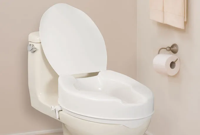 Aquasense Raised Toilet Seat Elongated