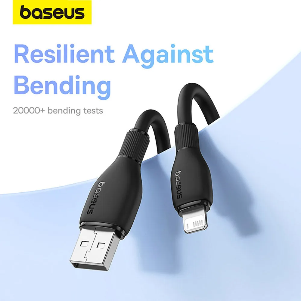 Baseus Pudding Series Fast Charging Cable USB to iP 2.4A 1.2m - Starry Black