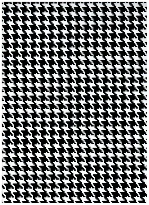 Black White Houndstooth Contact Paper 9 FT