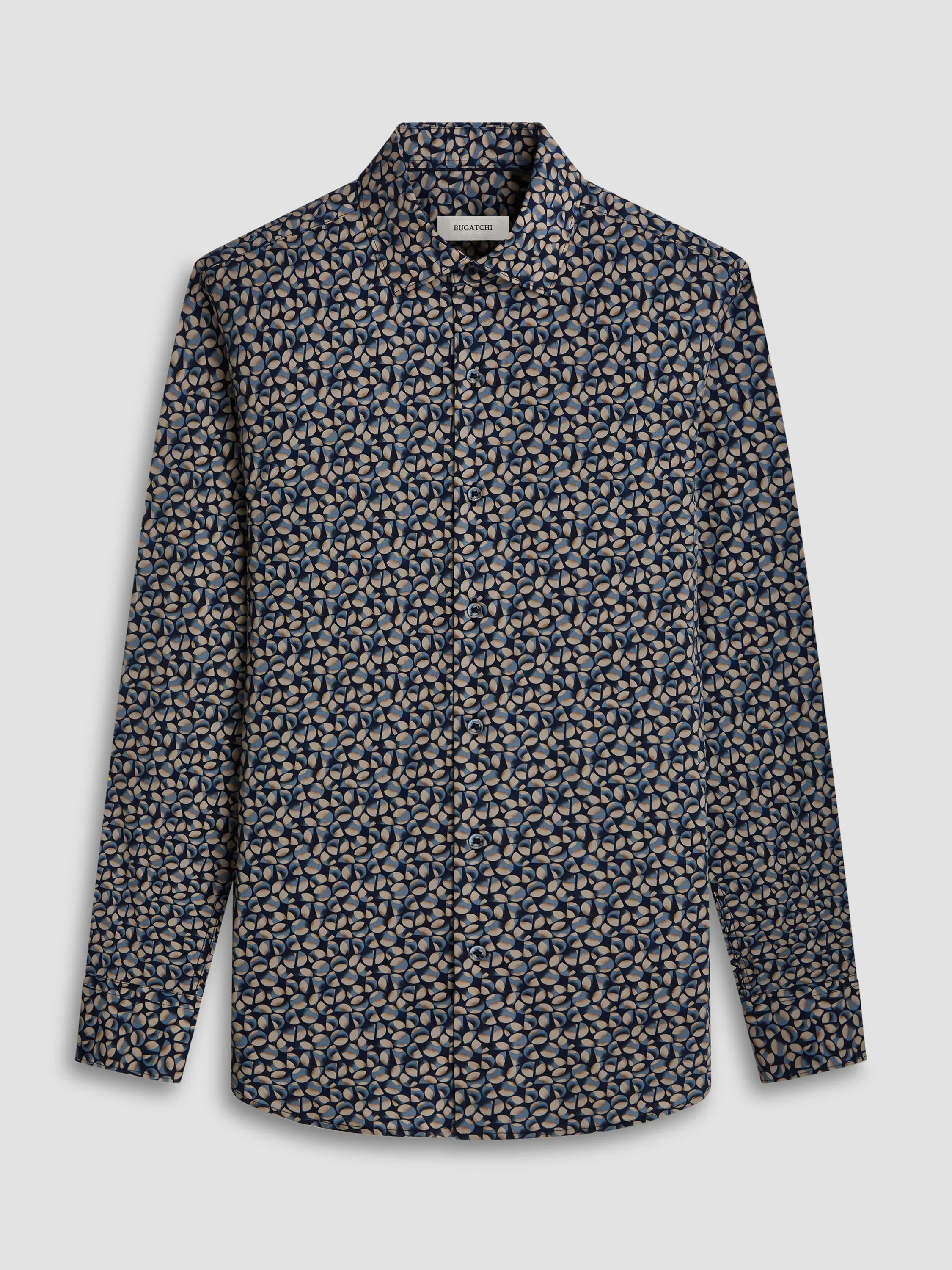 Bugatchi Ooohcotton Axel Long Sleeve Shirt - Navy