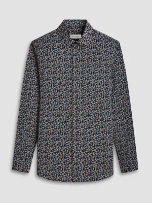 Bugatchi Ooohcotton Axel Long Sleeve Shirt - Navy