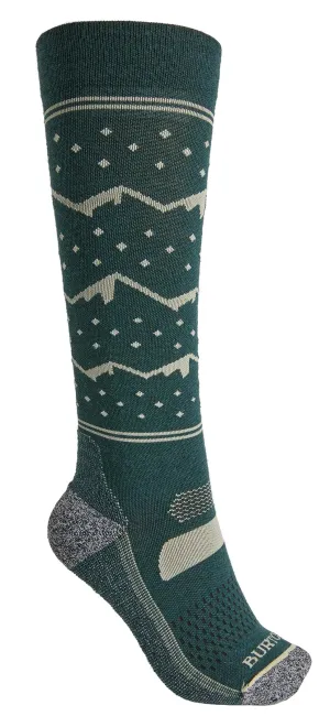 Burton Performance Ultralight Socks Womens Mountain Stripe