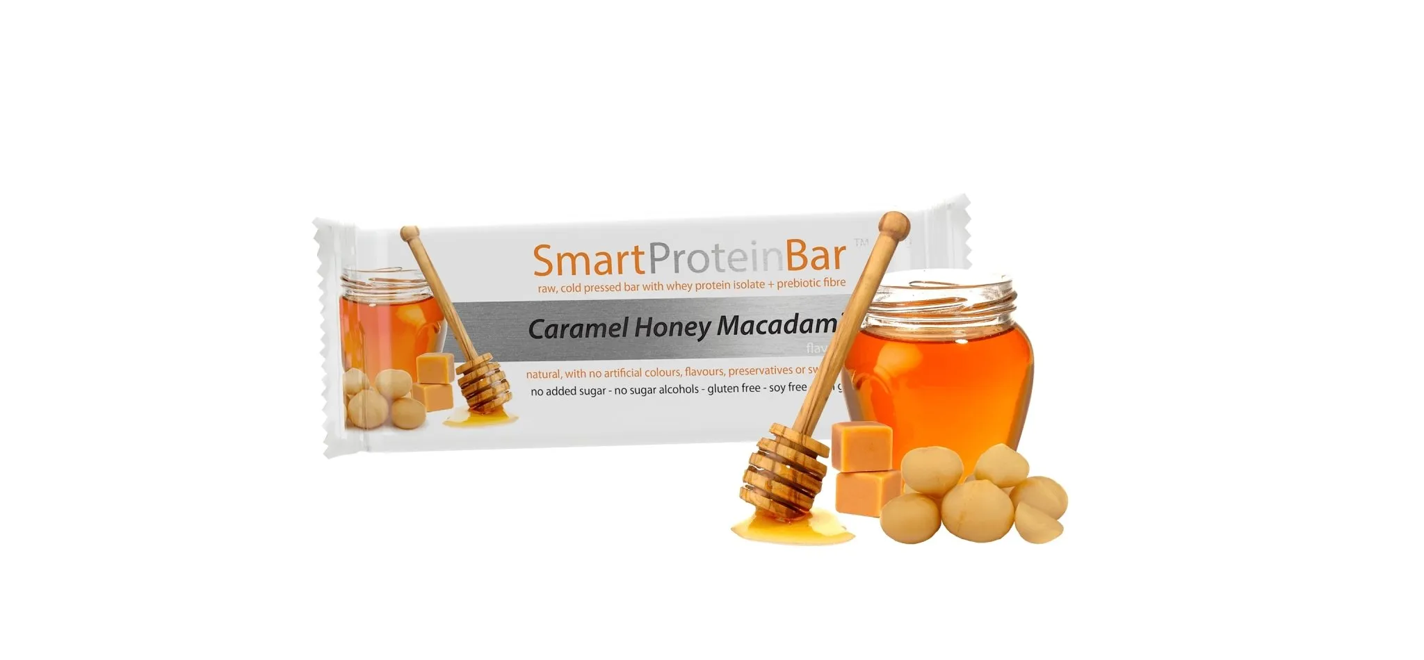 Caramel Honey Macadamia Smart Protein Bar