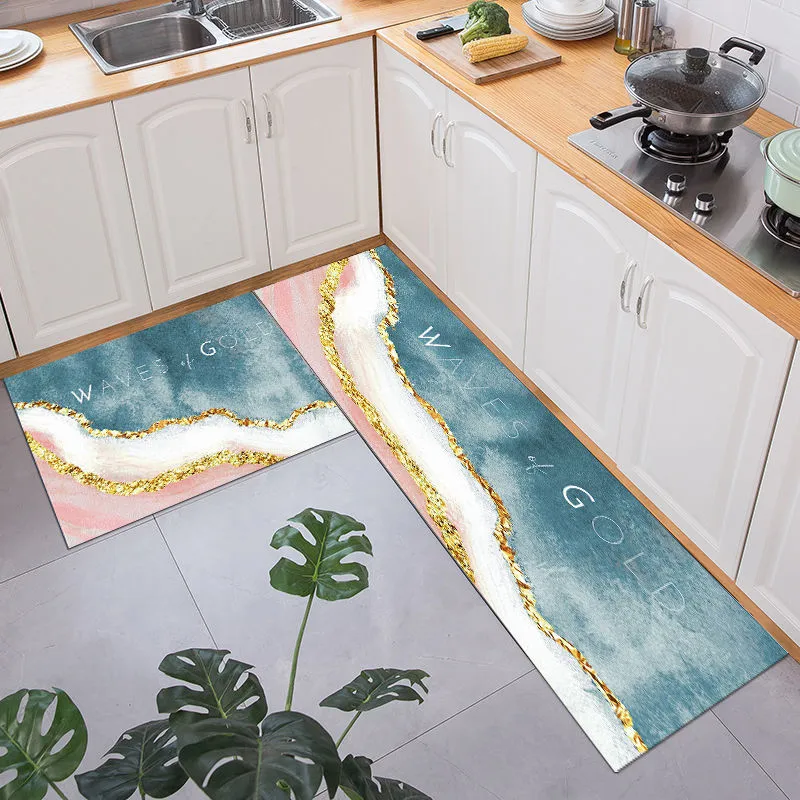 CarpetnRug Kitchen Floor Mat Bedroom Living Room Long Bedside Area Rug Hallway Soft Washable Carpet Anti slip Bathroom Entrance Doormat