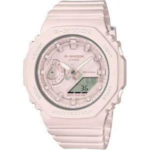 CASIO G-SHOCK MID-SIZE MODEL ANALOG DIGITAL DIAL BABY PINK LADIES WATCH GMA-S2100BA-4AJF