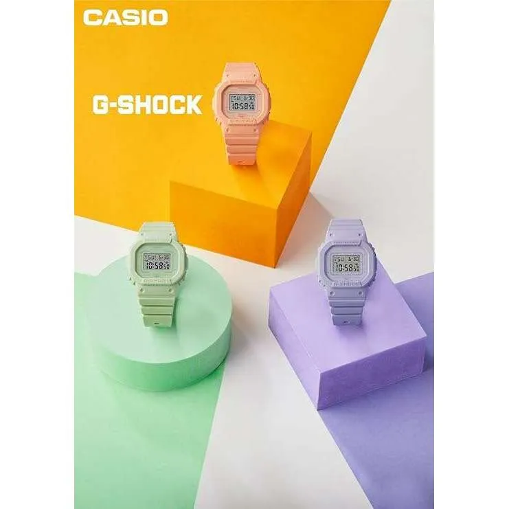 CASIO G-SHOCK MID-SIZE MODEL PINK RESIN STRAP DIGITAL DIAL LADIES WATCH GMD-S5600BA-4JF