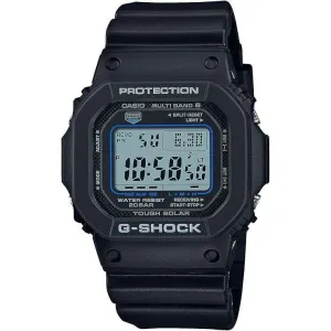 CASIO G-SHOCK SOLAR SUPER ILLUMINATOR BLACK & BLUE DIGITAL DIAL MEN WATCH GW-M5610U-1CJF
