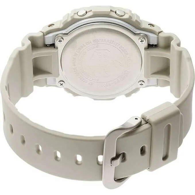 CASIO G-SHOCK SQUARE MODEL DIGITAL DIAL GREY BEIGE MEN WATCH DW-5600M-8JF