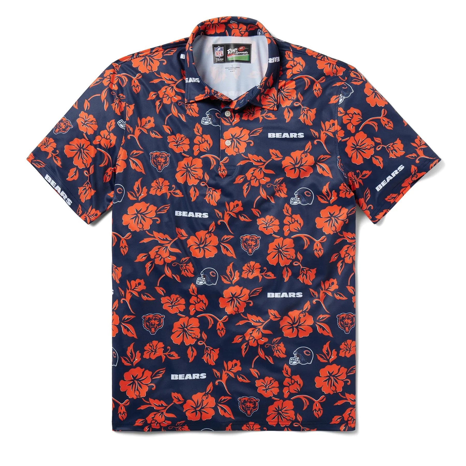 CHICAGO BEARS PUA PERFORMANCE POLO