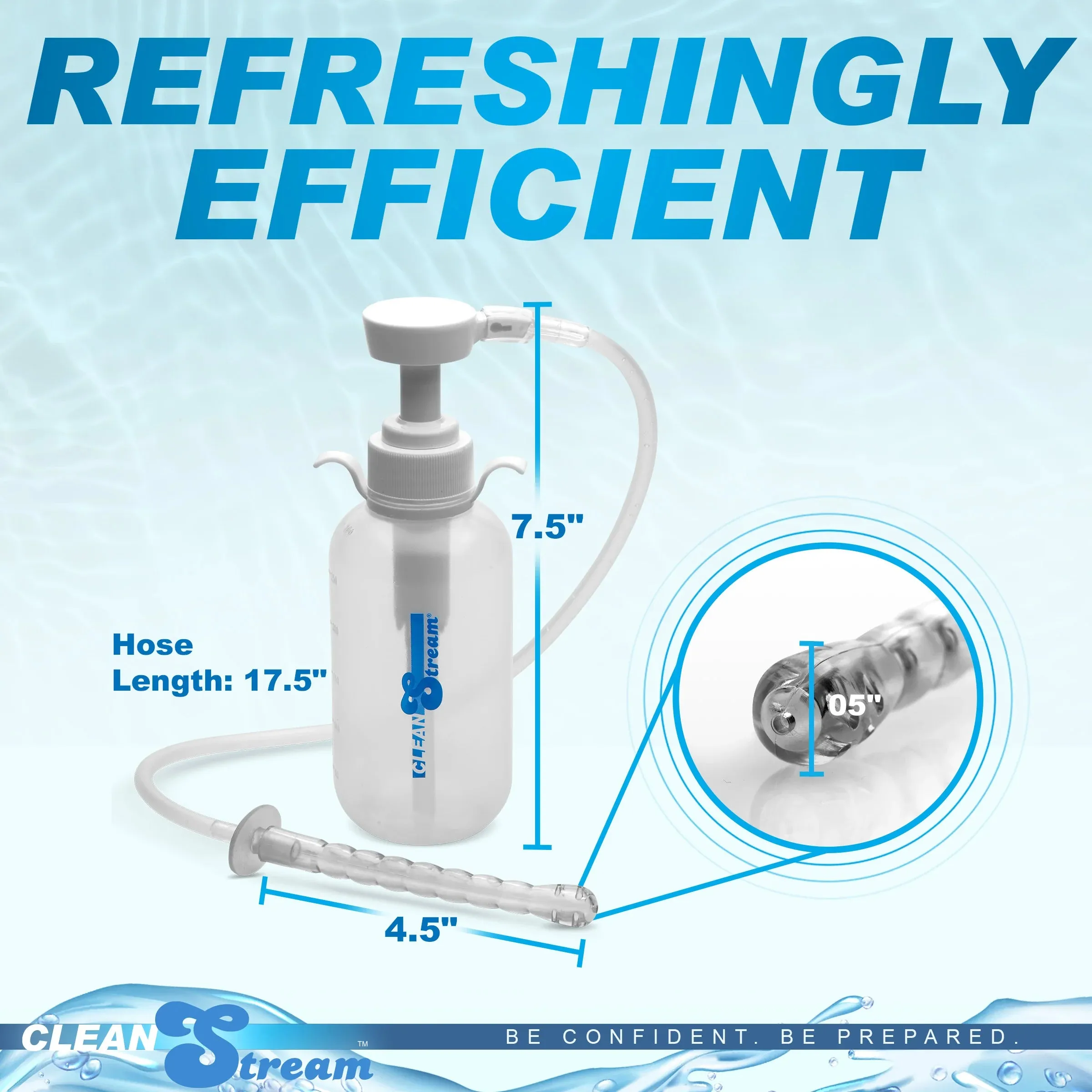CleanStream Pump Action Enema Bottle