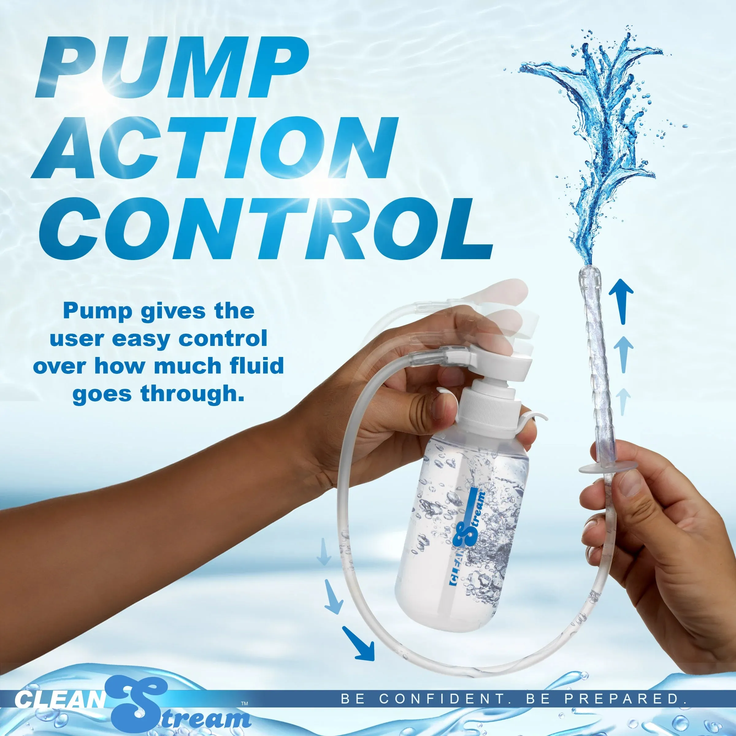 CleanStream Pump Action Enema Bottle