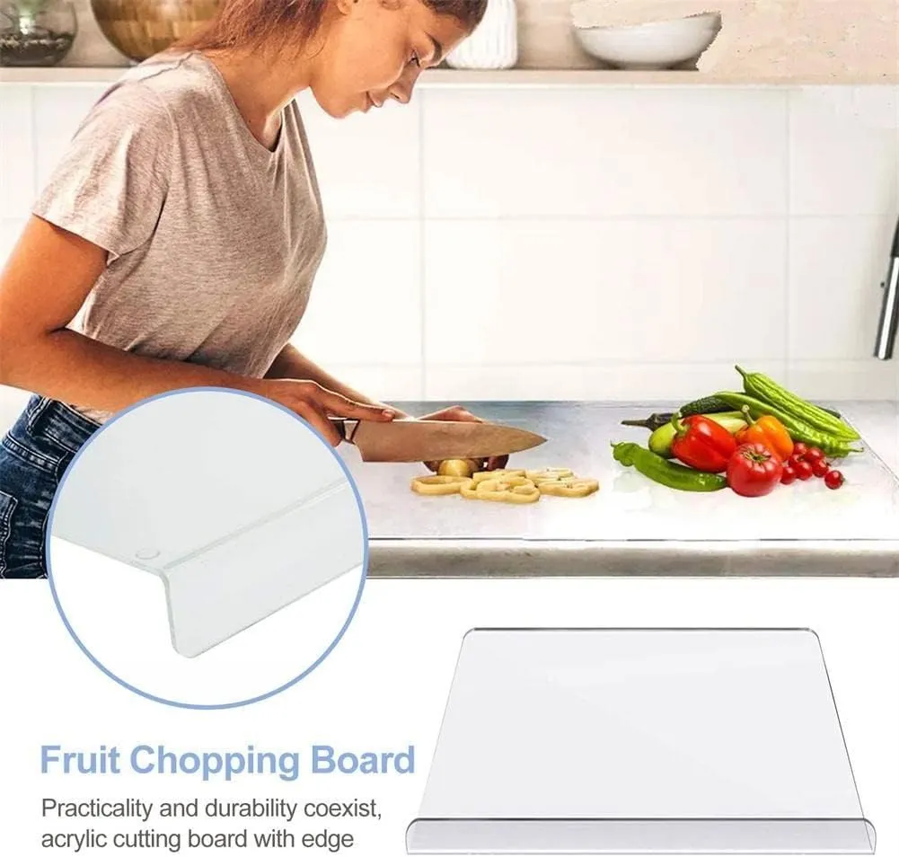 ClearSlice™ - Antislip, transparent cutting board