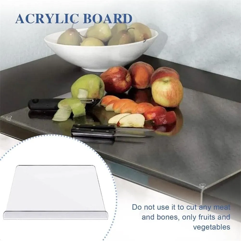 ClearSlice™ - Antislip, transparent cutting board