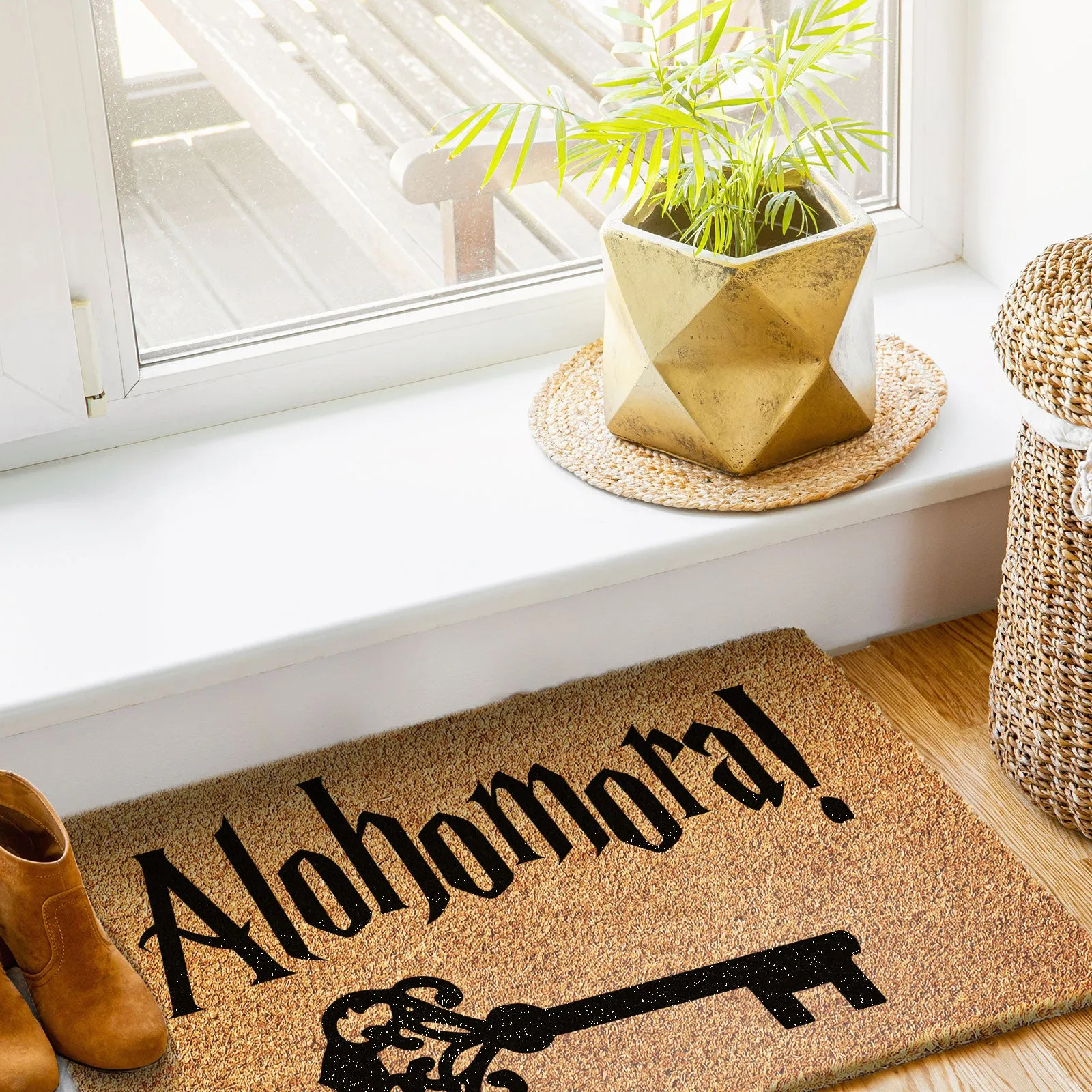 Coir Doormat - Alohomora!