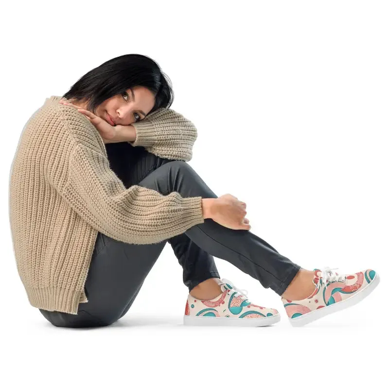 Colorful Canvas Shoes for Bold Womens Lace Up Looks
