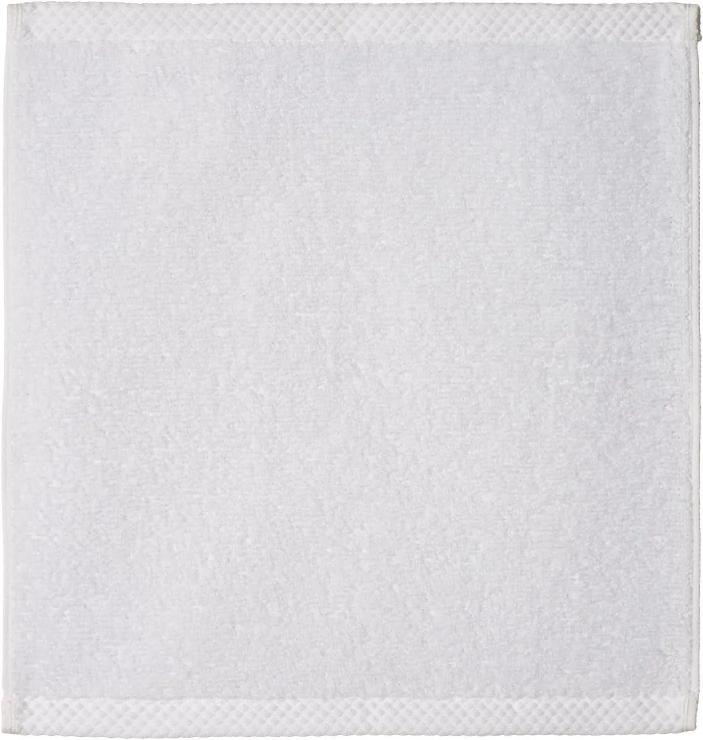 Cotton Washcloths, Quick-Dry, 12" X 12", 12-Pack, White