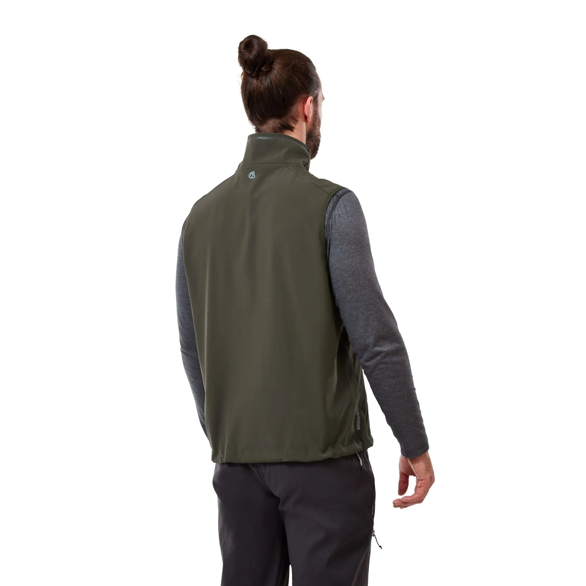 Craghoppers Men's Altis Bodywarmer Softshell Woodland Green CMB806