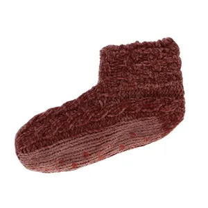Dames homeslof Chenille Kabel 15043 5000 Old Pink