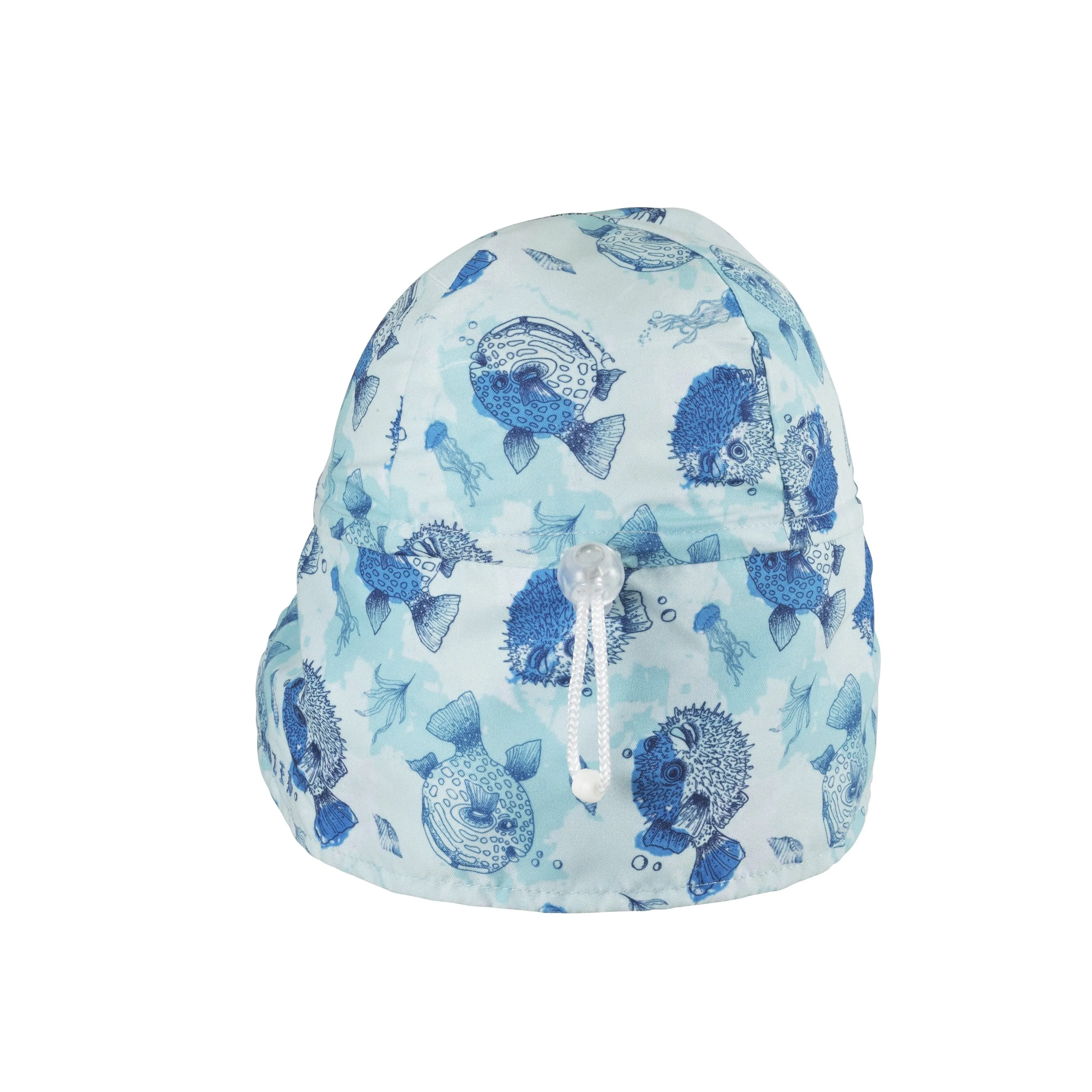 Dozer Flap Hat - Pufferfish Blue