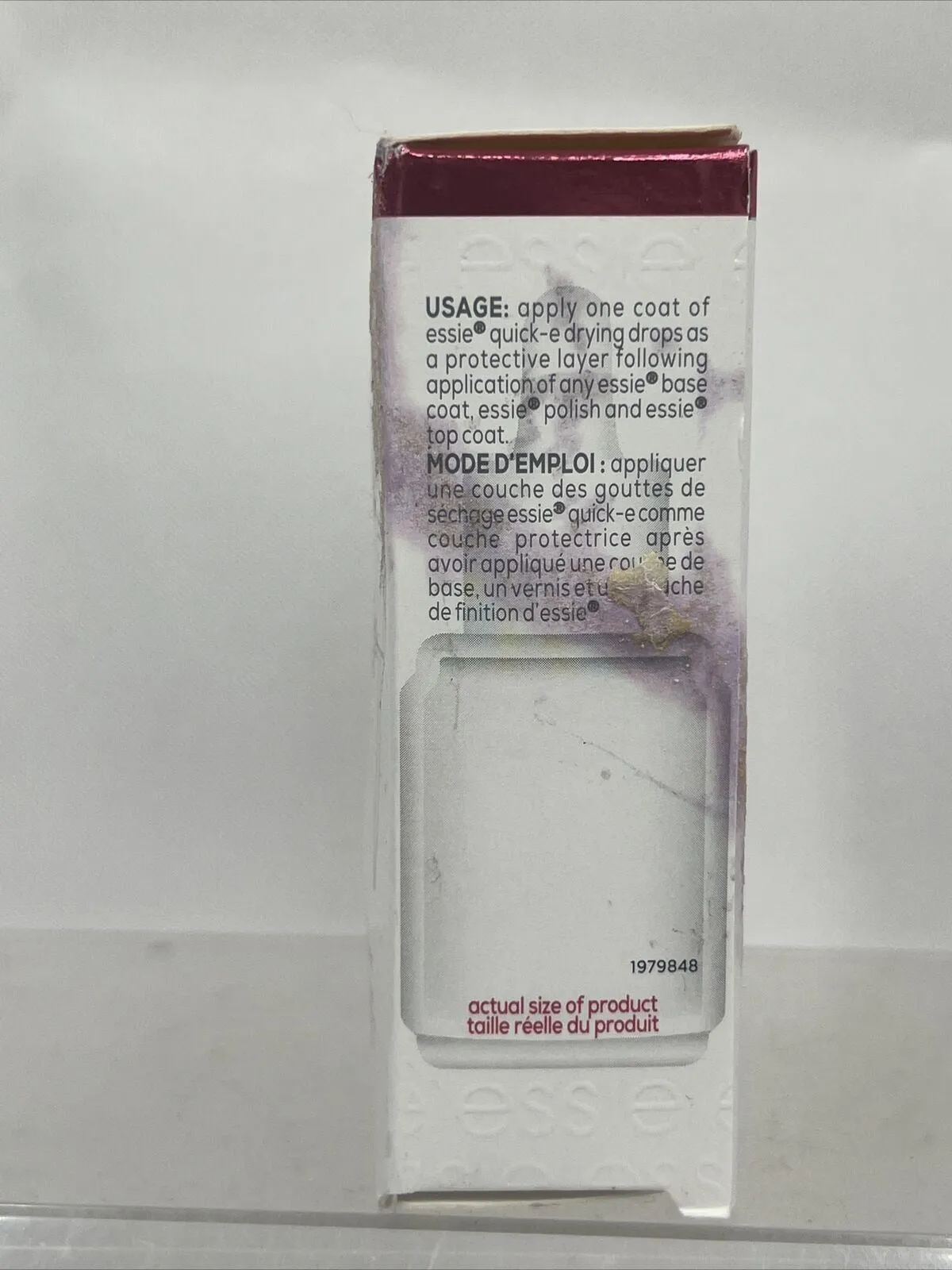 Essie Quick-E Drying Drops Fast Dry   Protect Solution 0.46 OZ COMBINE SHIPPING!