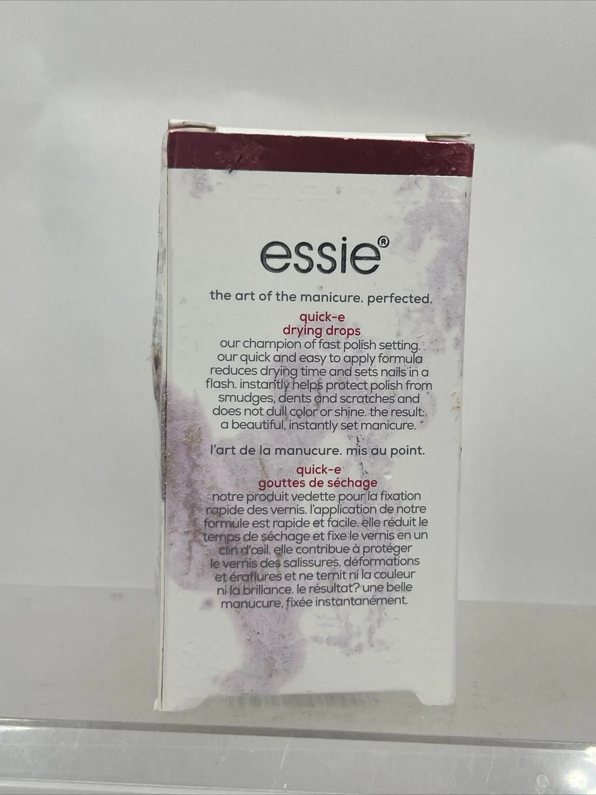 Essie Quick-E Drying Drops Fast Dry   Protect Solution 0.46 OZ COMBINE SHIPPING!