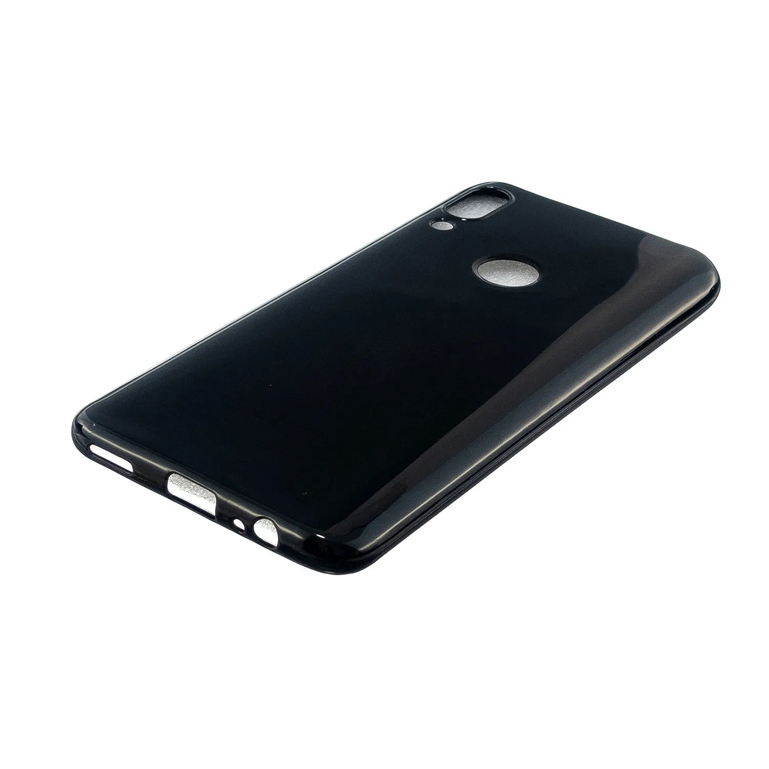 For HUAWEI Honor 10 Lite/P Smart/P Smart-Z 2019 Cellphone Shell Simple Profile Soft TPU Phone Case  Bright black