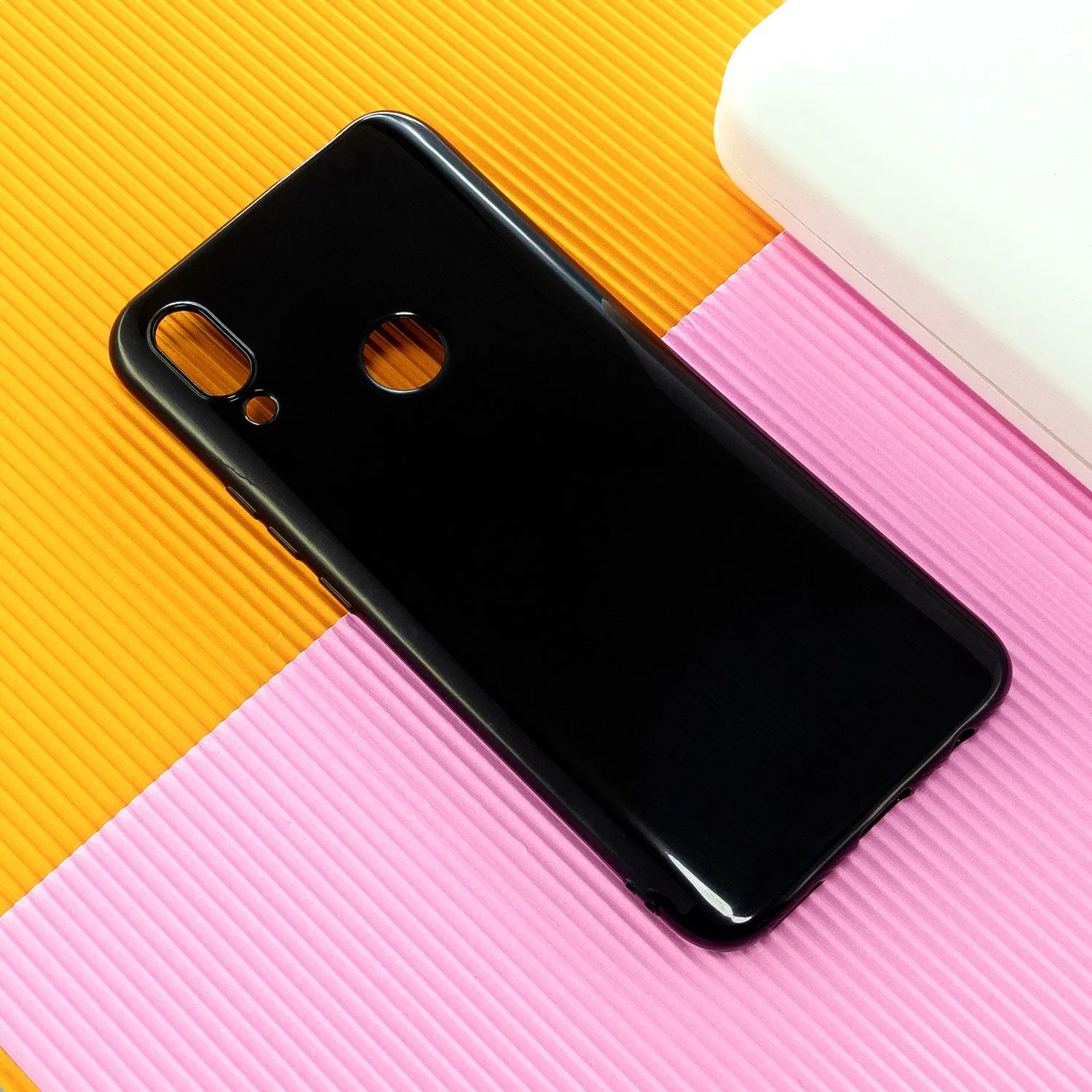 For HUAWEI Honor 10 Lite/P Smart/P Smart-Z 2019 Cellphone Shell Simple Profile Soft TPU Phone Case  Fluorescent green