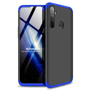 for OPPO Realme 5 Anti-Collision Protection Cover 360 Degree Full Coverage Phone Case Cellphone Shell Cover blue black