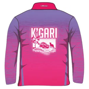 Fraser Island | K'gari Beach Wave Pink Fishing Shirt ★Pre-Order★