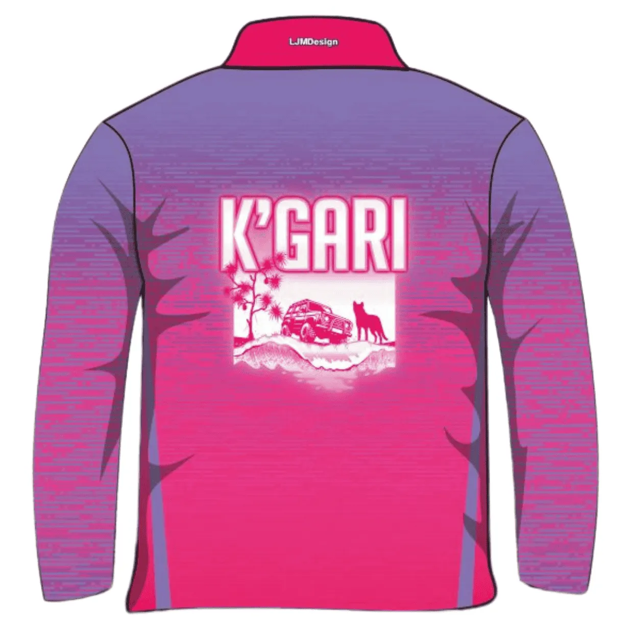 Fraser Island | K'gari Beach Wave Pink Fishing Shirt ★Pre-Order★