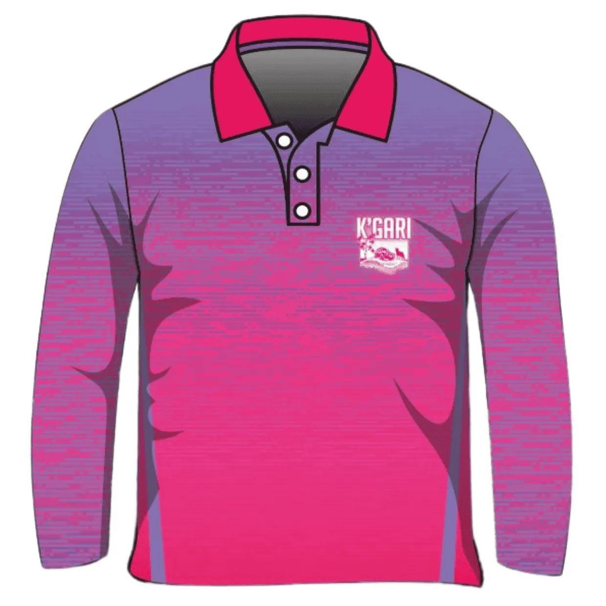 Fraser Island | K'gari Beach Wave Pink Fishing Shirt ★Pre-Order★