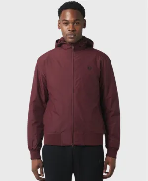 Fred Perry J4591 Brentham Padded Jacket 597 Oxblood