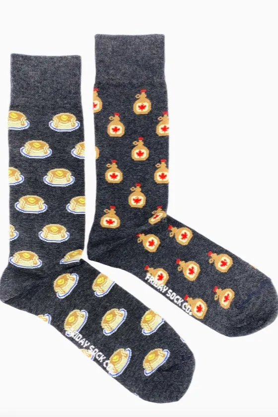 Friday Socks - Mens Mismatched Socks | Maple Syrup Can