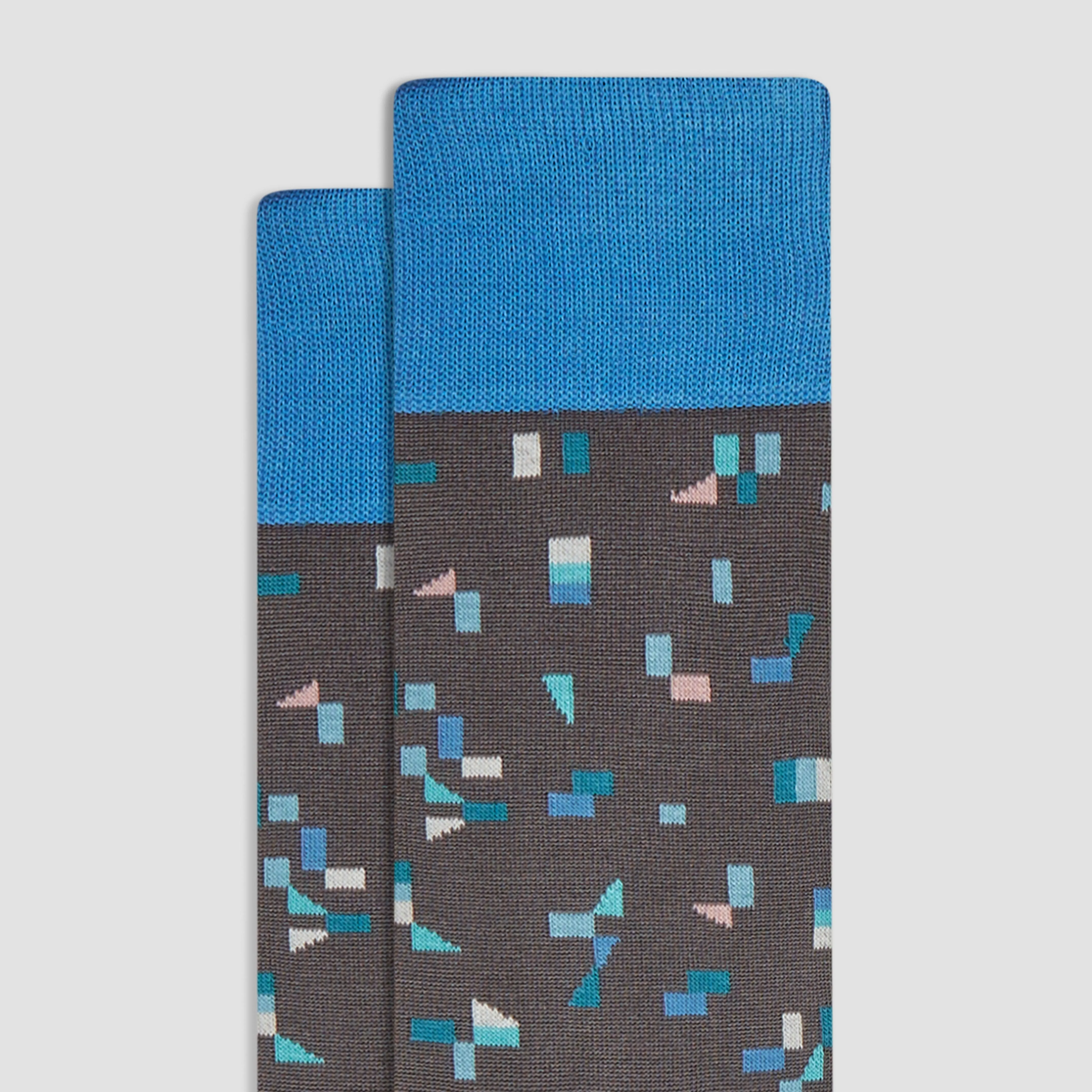 Geometric Mid-Calf Socks