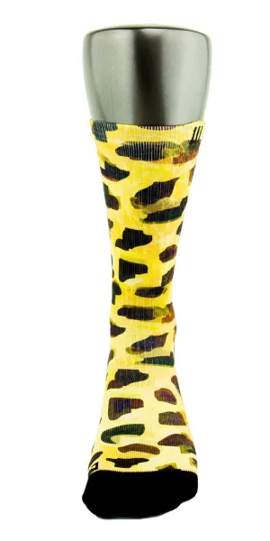 Golden Leopard CES Custom Socks