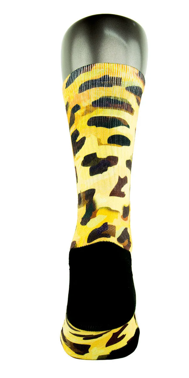 Golden Leopard CES Custom Socks