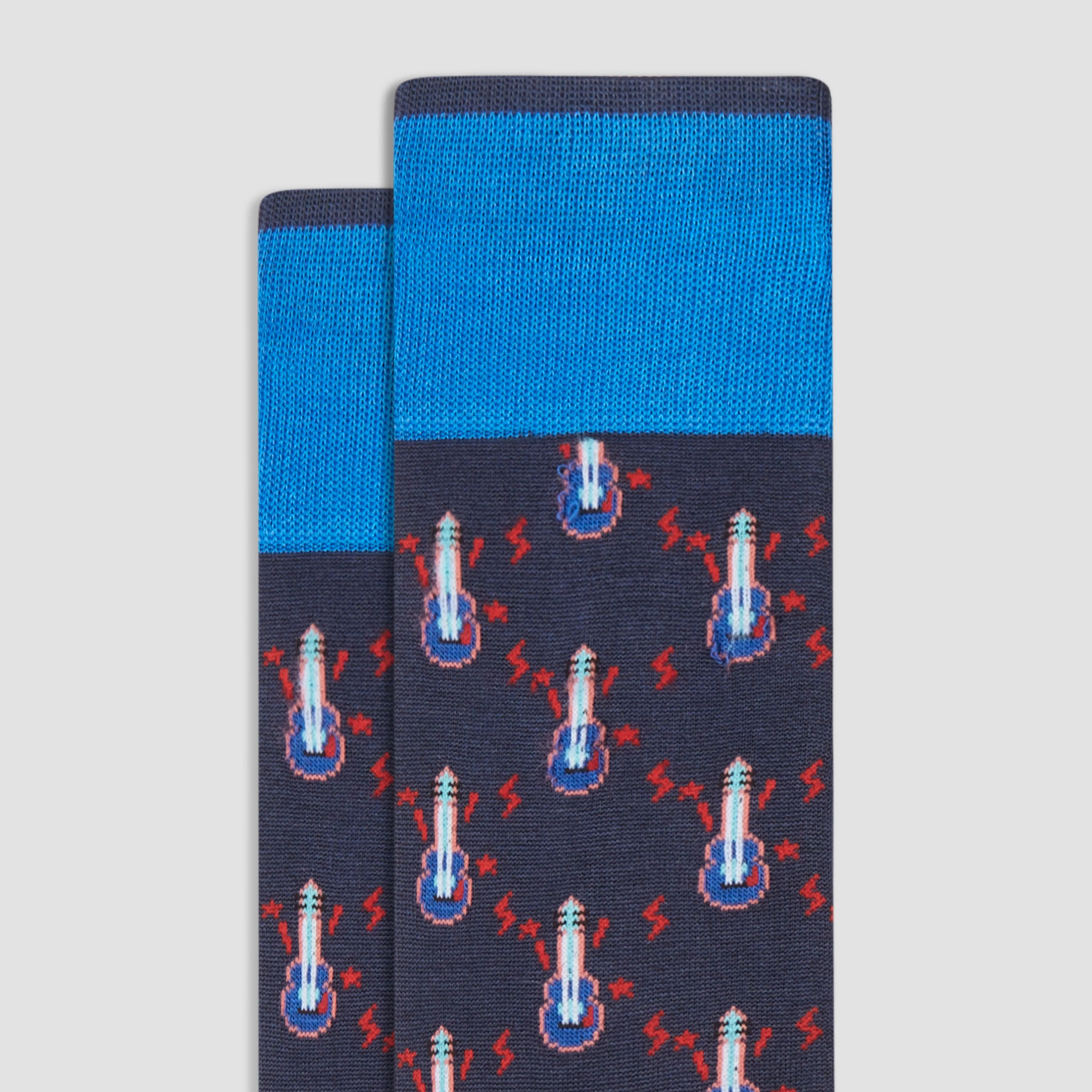 Guitars Mid-Calf Socks