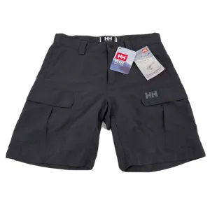 Helly Hansen Resort QD Quick Dry Cargo Shorts Womens 28 Gray